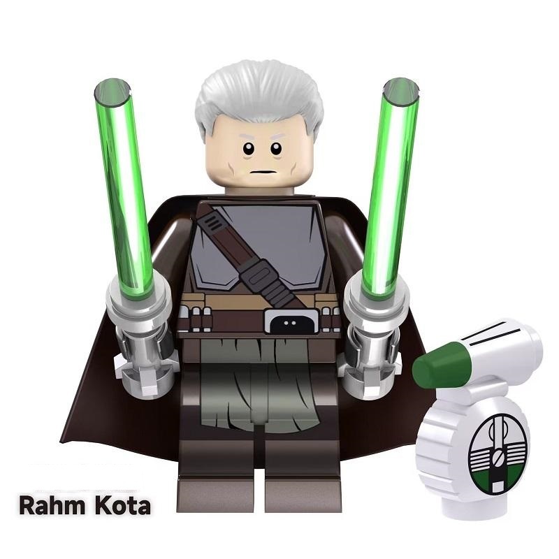 Rahm Kota with D-0 Star Wars Custom Minifigures Minifigs Fit Lego TV8002