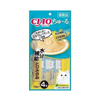 CIAO 水分補給 雞肉醬 (14gx4支裝)【$100 X 7 包】【可混合其他口味】