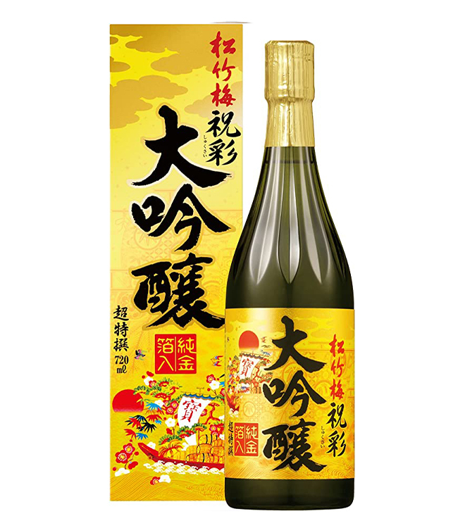 寶酒造松竹梅祝彩純金箔入大吟釀720mL