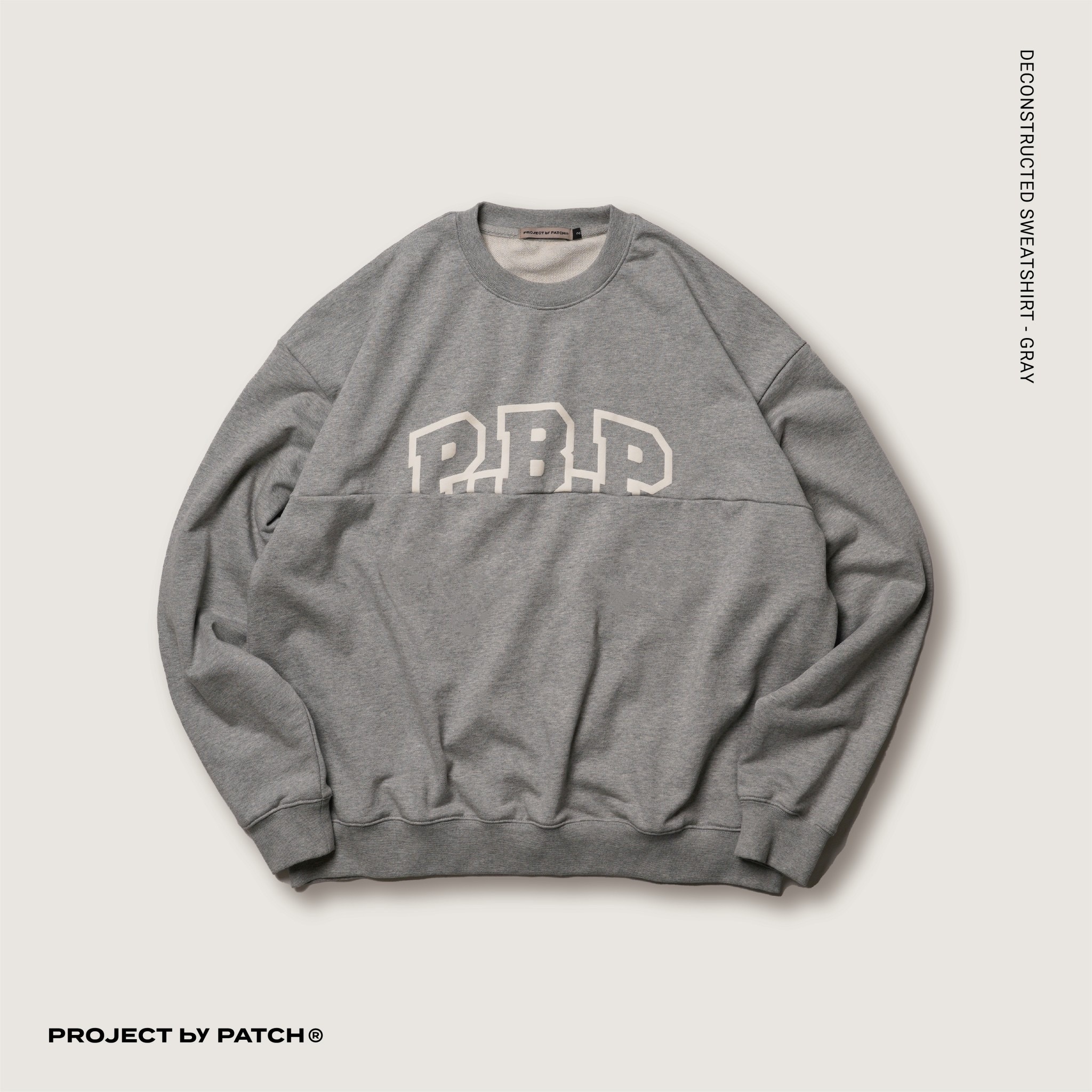 P.B.P - DECONSTRUCTED SWEATSHIRT - Gray