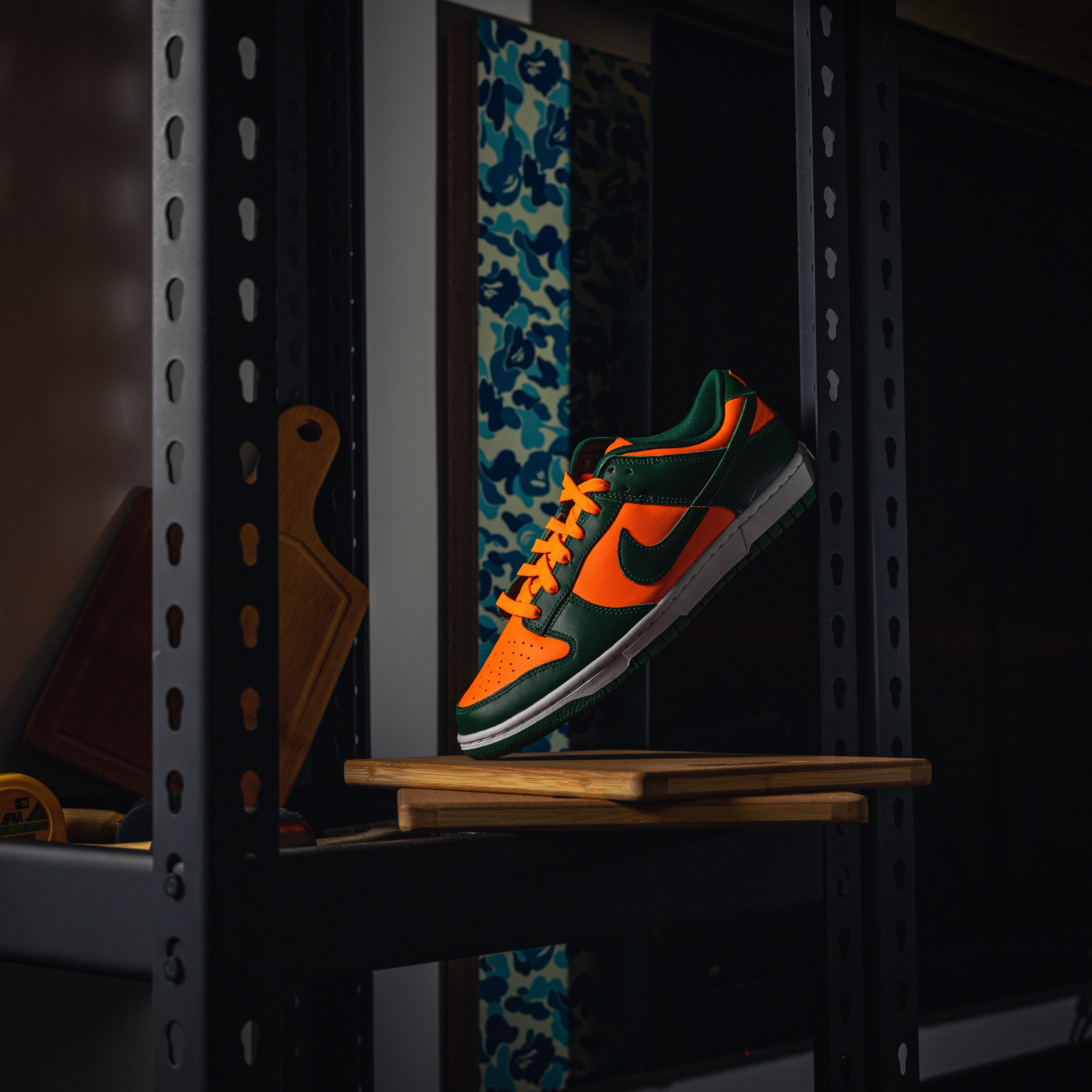 -(E4b)-NIKE DUNK LOW "MIAMI HURRICANES" 邁阿密大學-DD1391 300