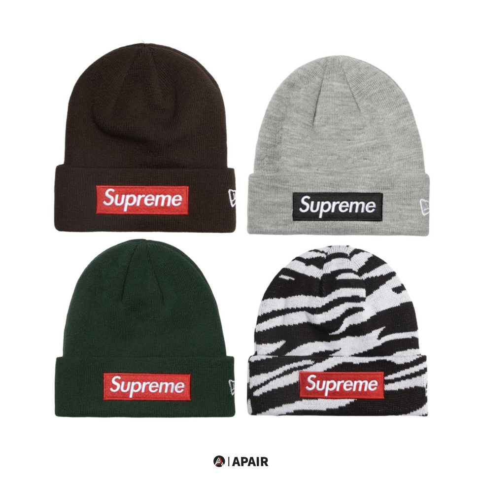 【APAIR】預購 Supreme New Era Box Logo Beanie 毛帽
