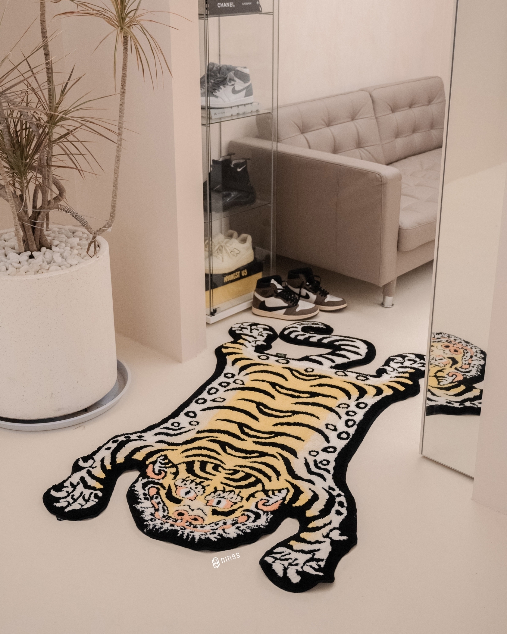 【現貨】RAW EMOTIONS 橘西藏虎地毯 REOTIGER