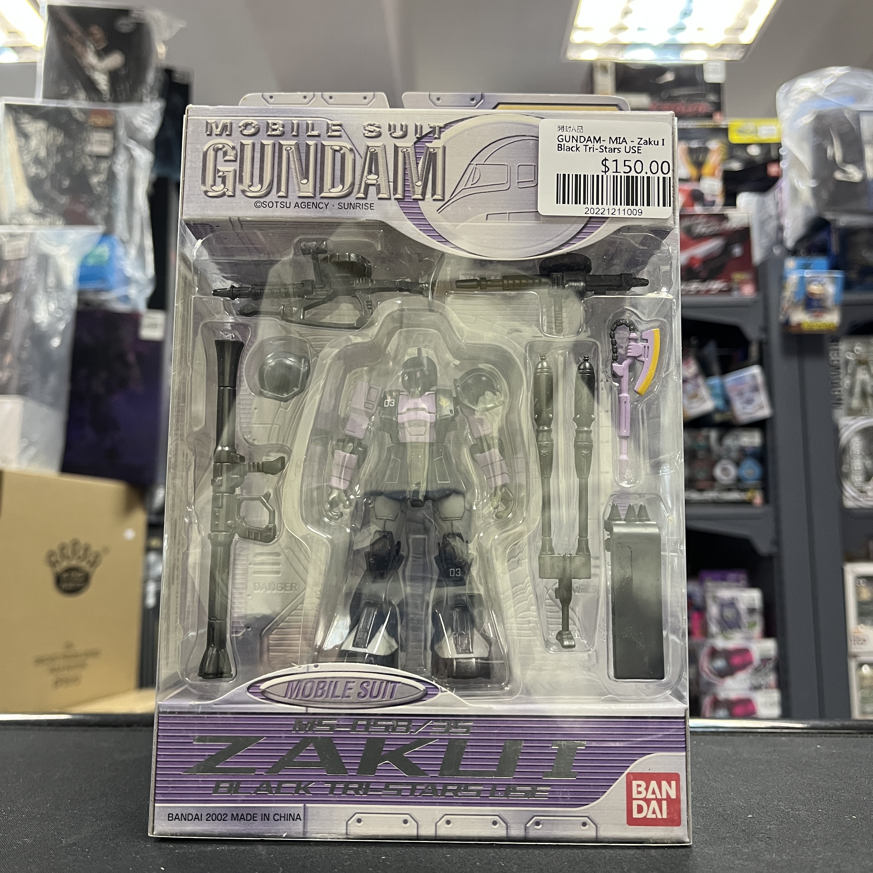 GUNDAM- MIA - Zaku I Black Tri-Stars USE