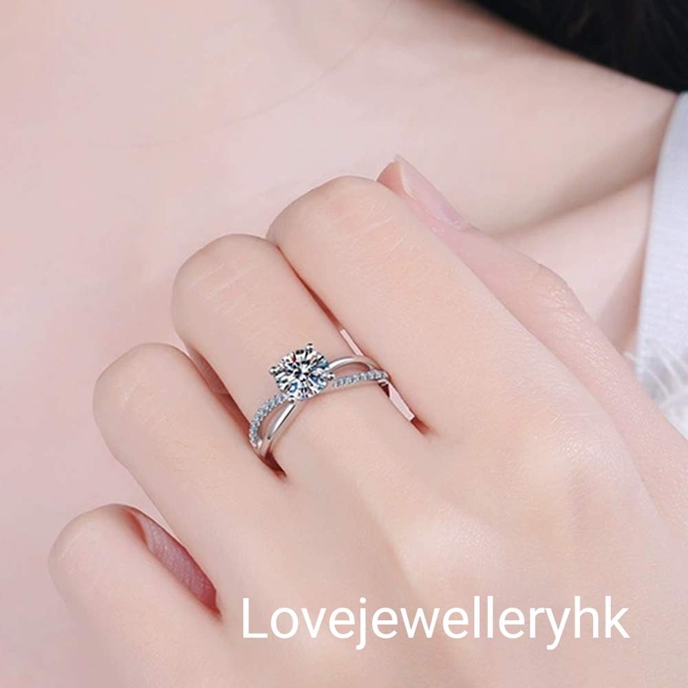 四爪交叉莫桑介指  R1C022