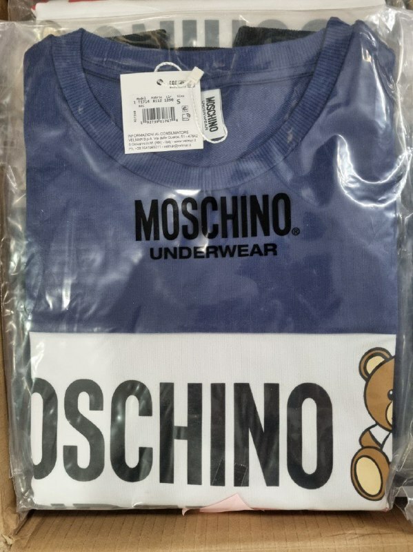[S] MOSCHINO UNDER BEAR SWEATSHIRT,NAVY, 1T1714-8112-1290 (SM342)
