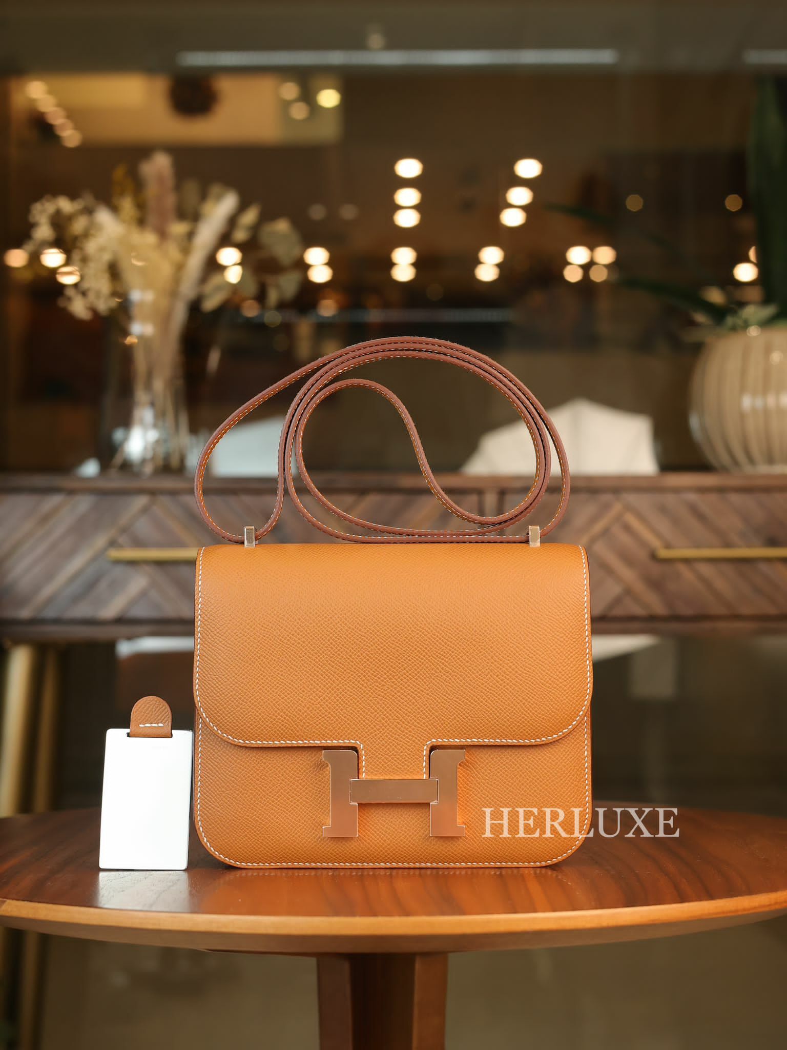 Constance mini mirror 37 gold cd epsom K