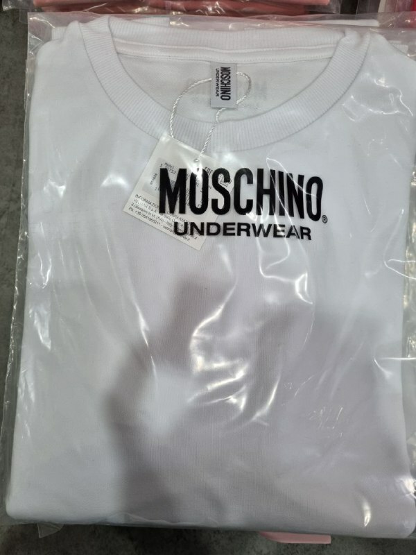 [S] MOSCHINO UNDER WEAR PULLOVER,WHITE, 1T1752-8112-0001 (SM356)