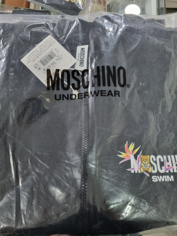 [S] MOSCHINO UNDERWEAR & SWIM JACKET,BLACK, 2T1701-2108-0555 (SM358)