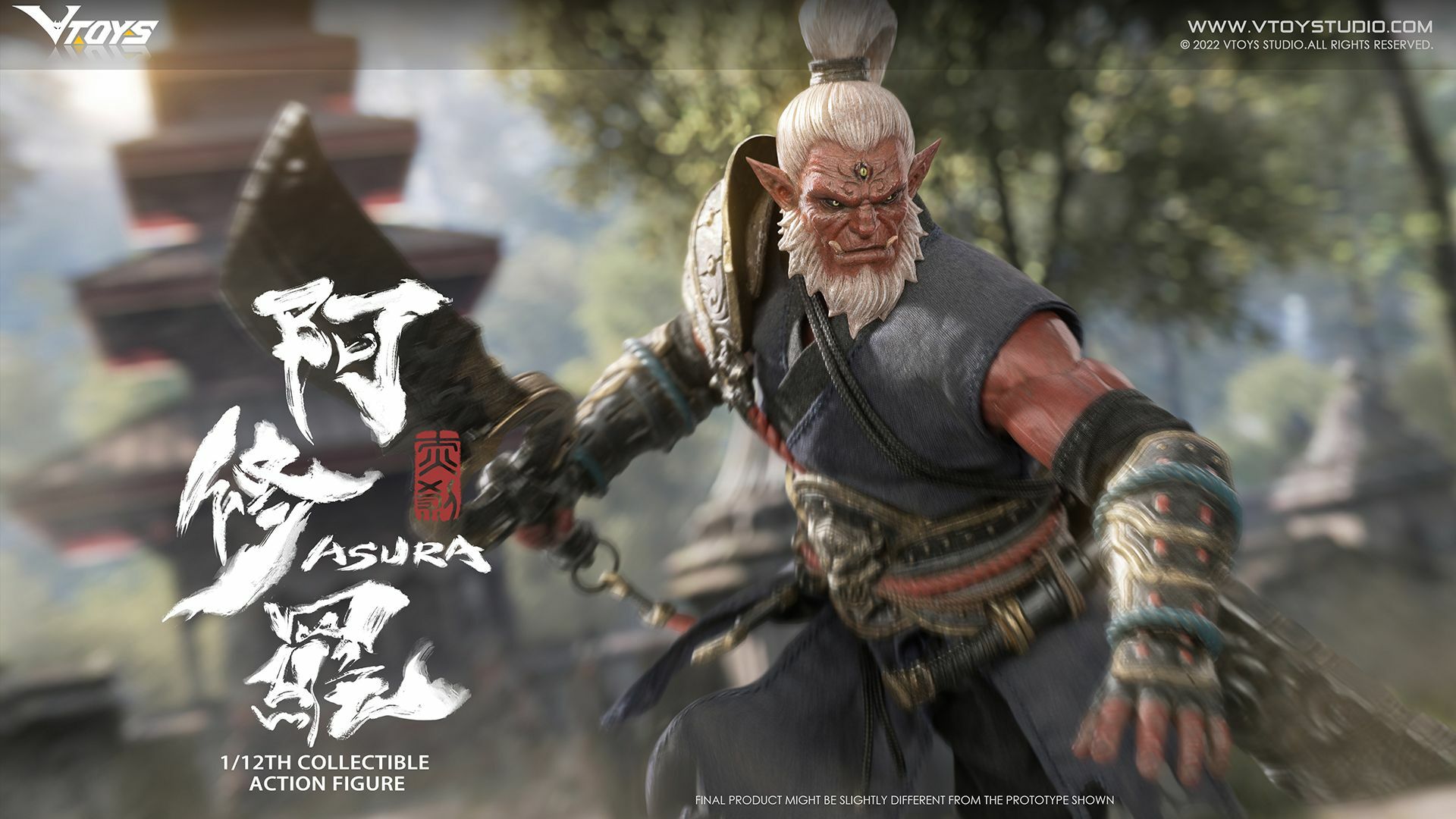 未開封 Vtoys 1/12 アシュラ VTOYS X ASURA RED DEMON 1/12th Collectible Action Figur