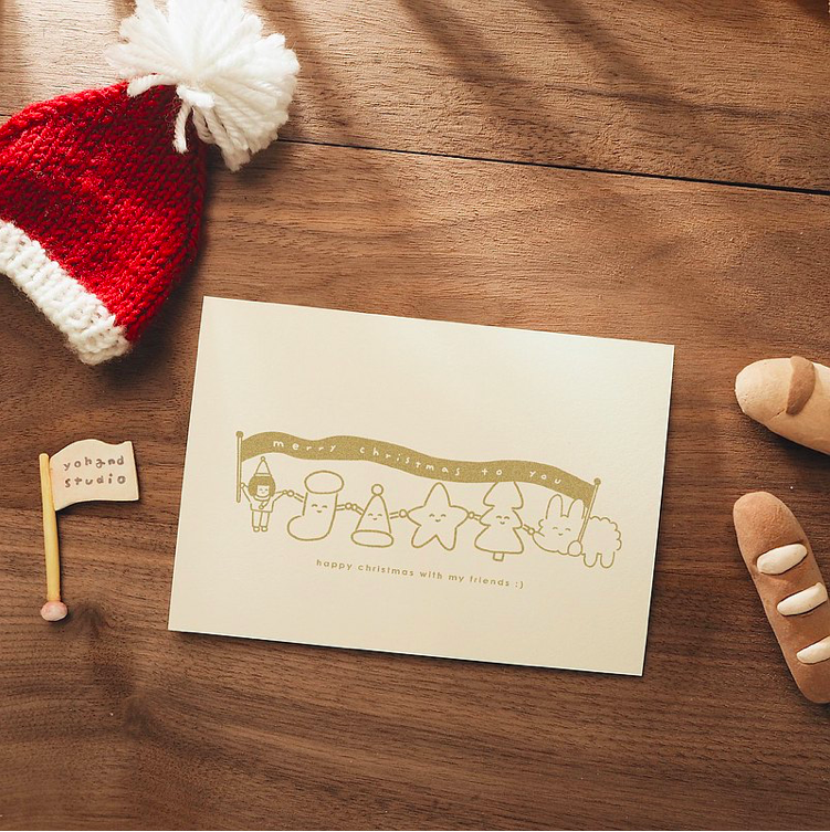 右手超人 聖誕朋友 / 聖誕明信片