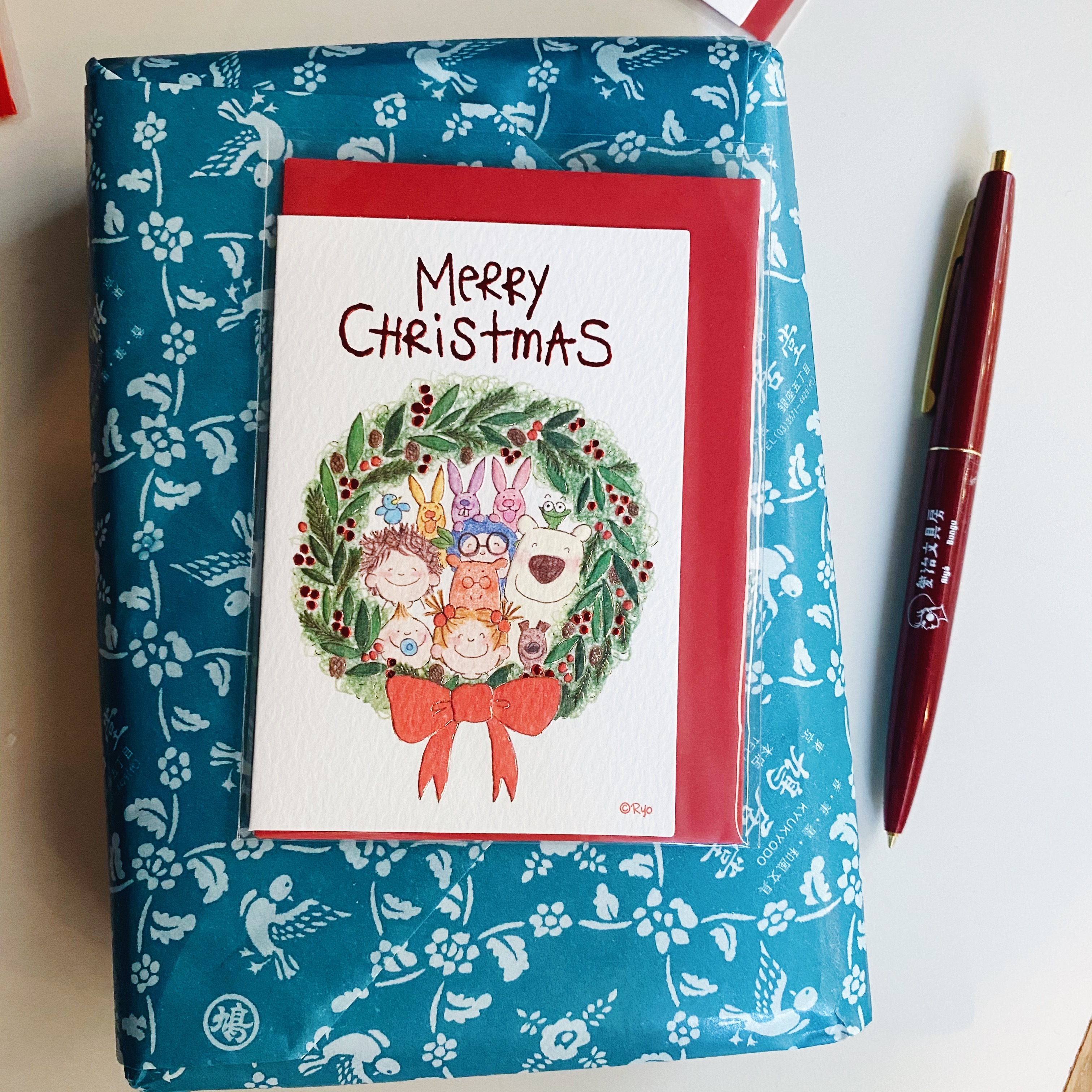 聖誕花圈 COCO醬 迷你聖誕卡片 ｜ 日本 COCO and Wondrous Gang