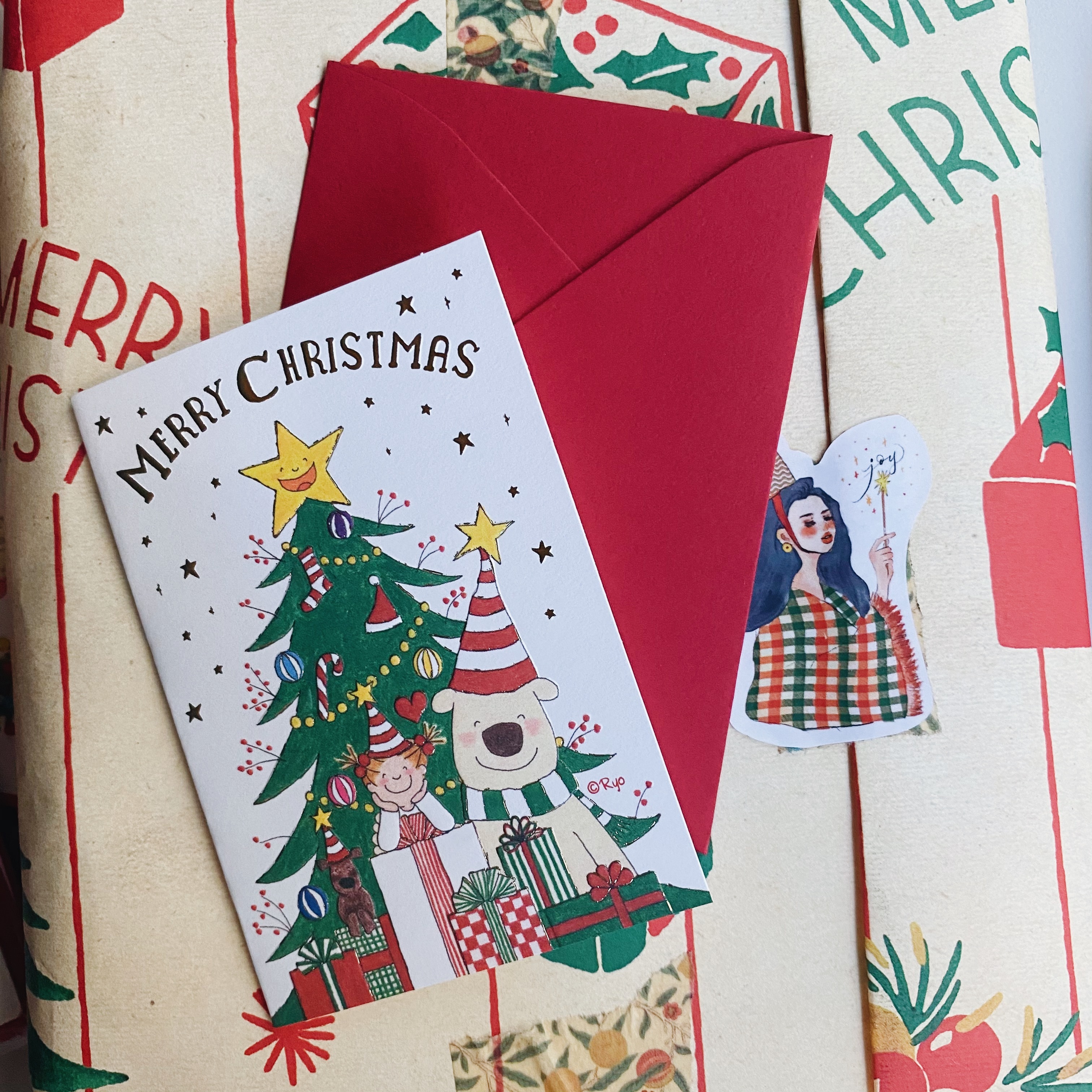 聖誕樹 COCO醬 迷你聖誕卡片 ｜ 日本 COCO and Wondrous Gang