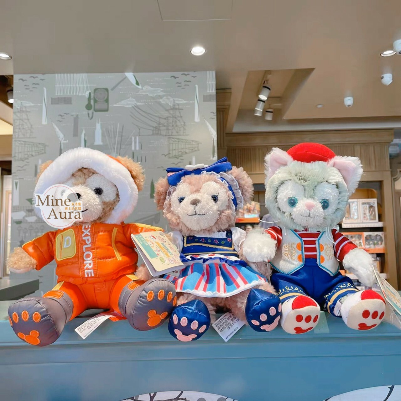 (限時特價) 小小夢想家 達菲 Duffy SS號 娃娃 玩偶 -上海迪士尼樂園