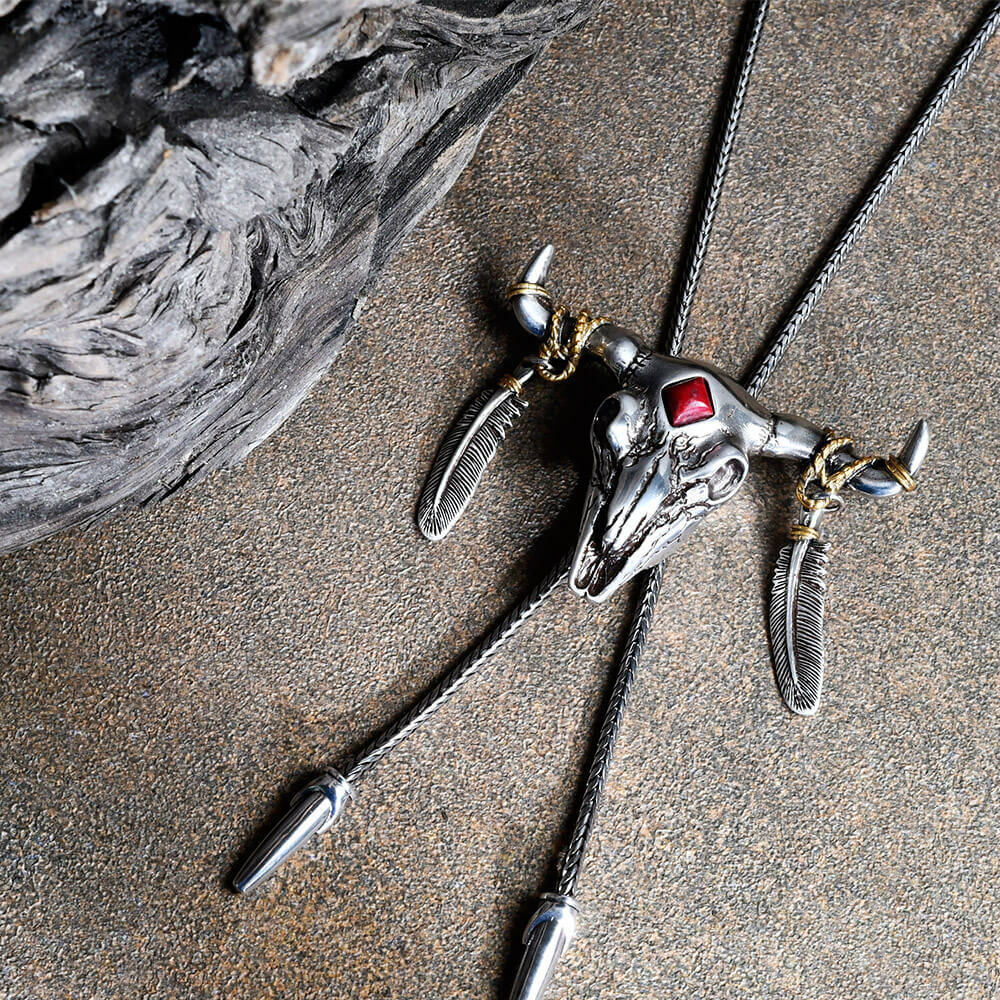 牛中豪傑保羅領帶/BoloTie/美式領帶－快速出貨