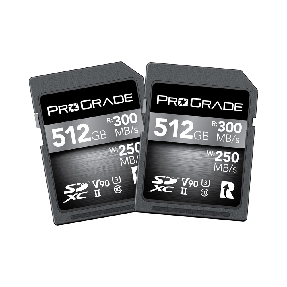 ProGrade Digital 512GB UHSII SDXC V90 Memory Card 300R