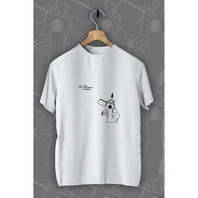 【昆蟲白】瞬間T恤