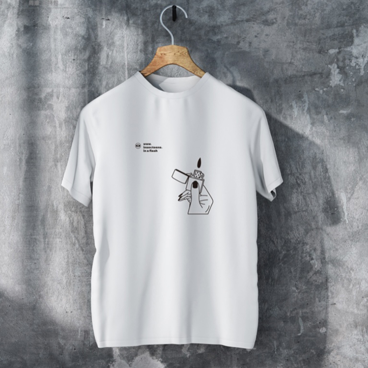 【昆蟲白】瞬間T恤
