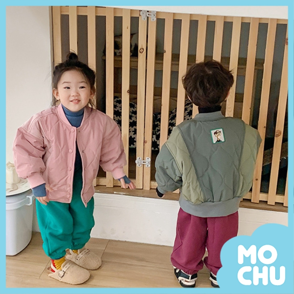 撞色夾棉保暖外套(兩色)