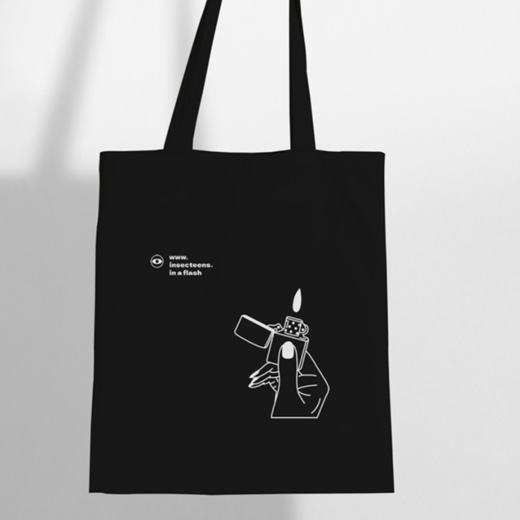 【昆蟲白】瞬間托特包