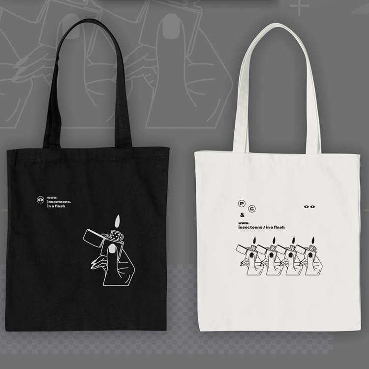 【昆蟲白】瞬間托特包