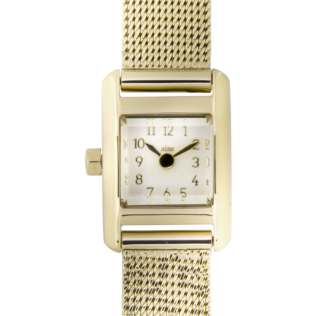 aine Ladies Quartz Watch Champagne Gold