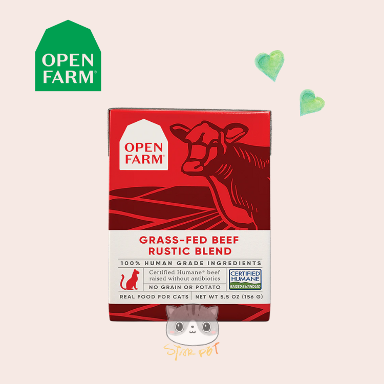 Open Farm - Grass-Fed Beef Rustic Blend Wet Cat Food 5.5oz