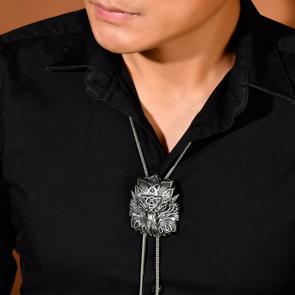 鷹之守護金屬繩款 保羅領帶/BoloTie/美式領帶－快速出貨