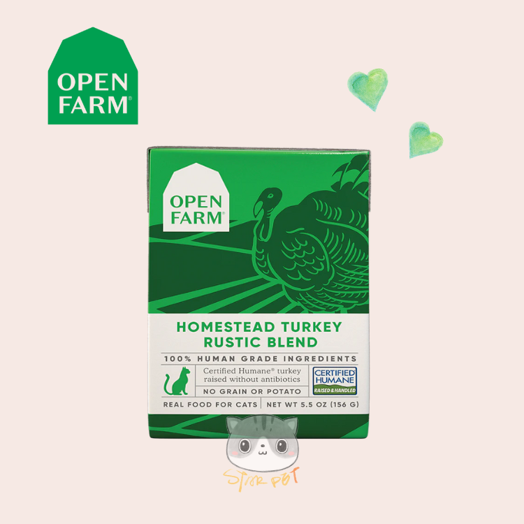 Open Farm - Homestead Turkey Rustic Blend Wet Cat Food 5.5oz