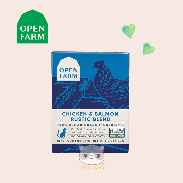 Open Farm - Chicken & Salmon Rustic Blend Wet Cat Food 5.5oz