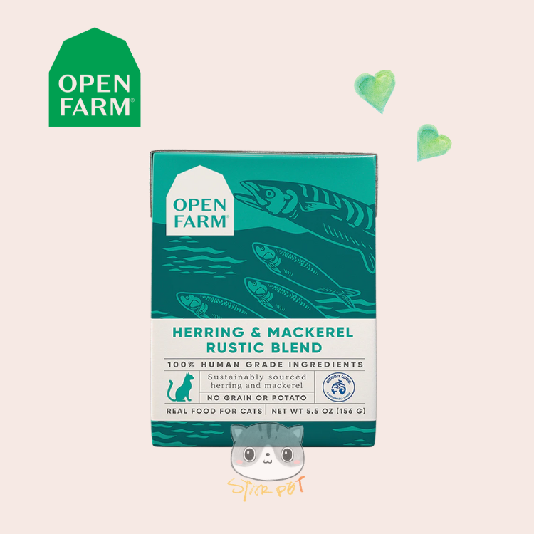 Open Farm - Herring & Mackerel Rustic Blend Wet Cat Food 5.5oz