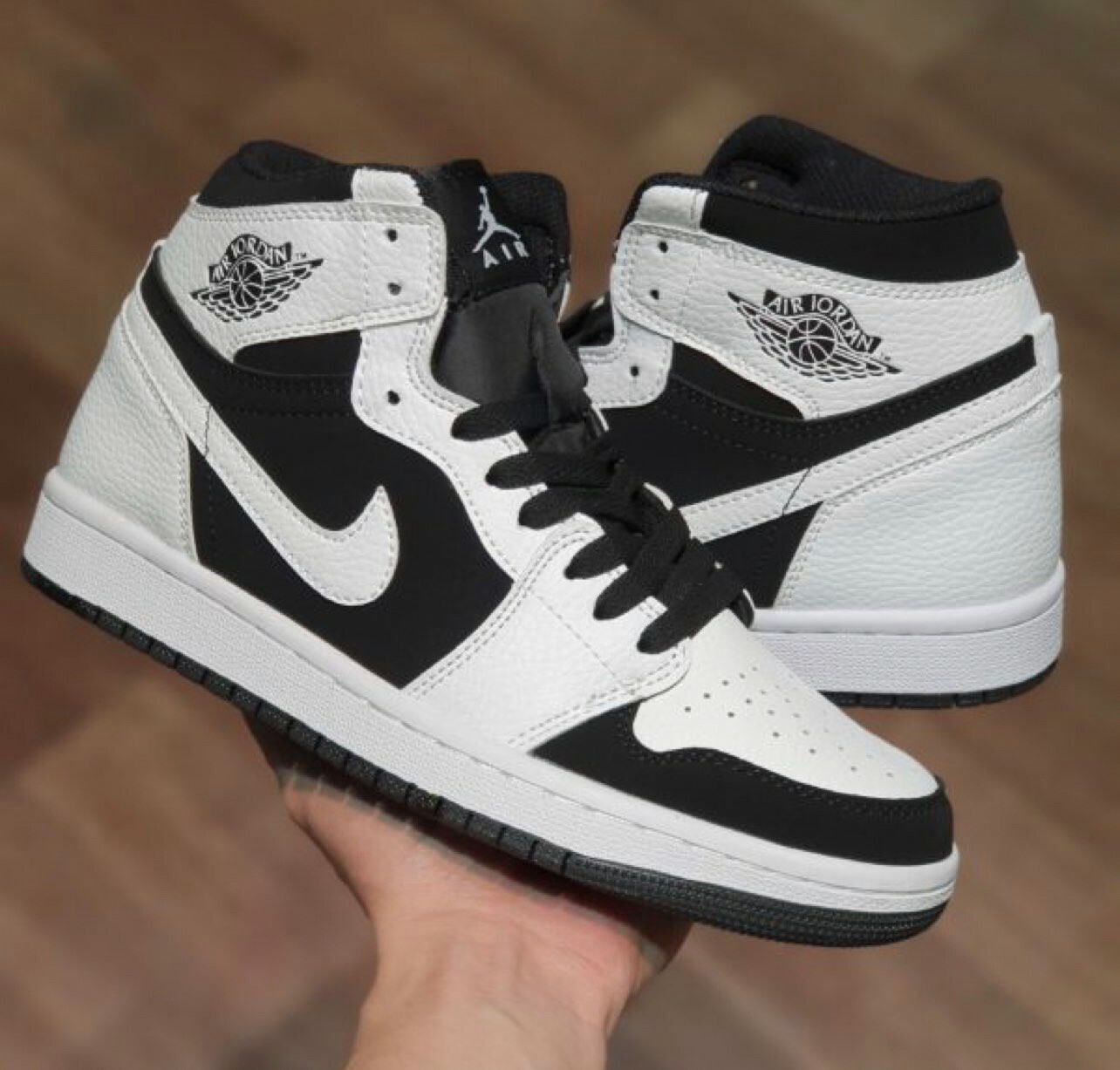 國外代購Air Jordan 1 Mid Diamond Shorts白黑 熊貓Dec lu