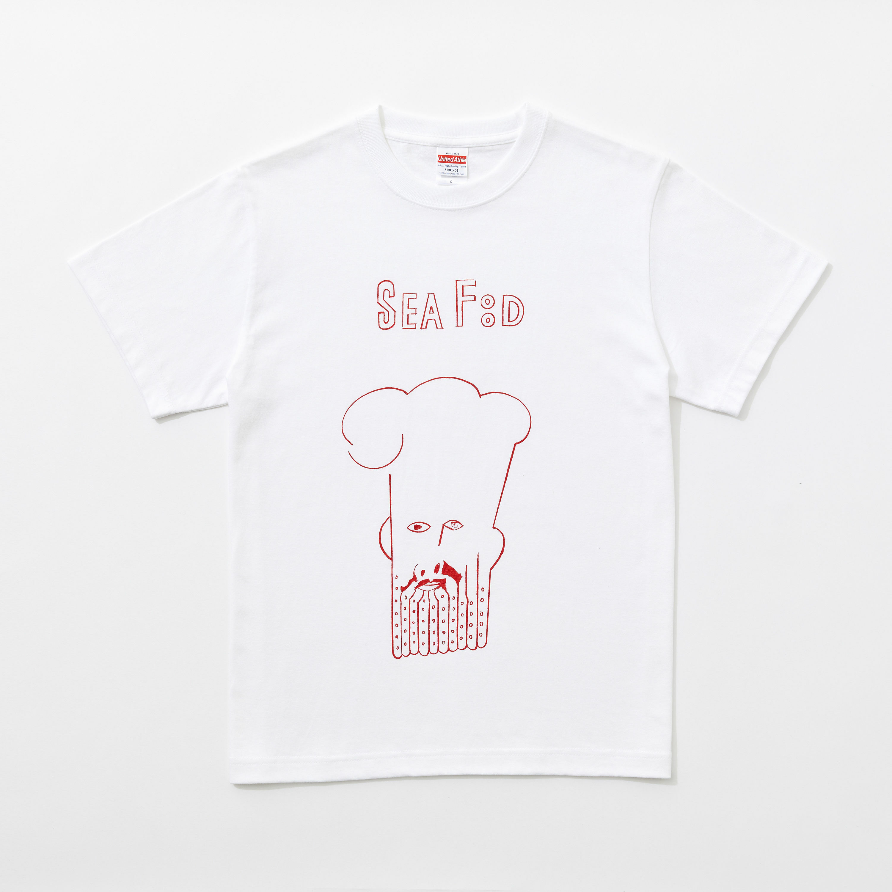 【エンドーのげそ天】白T-shirt-花枝男