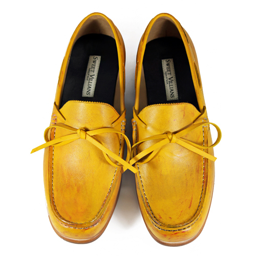 Toadflax M1122 Paintbrush Gold Leather Loafers
