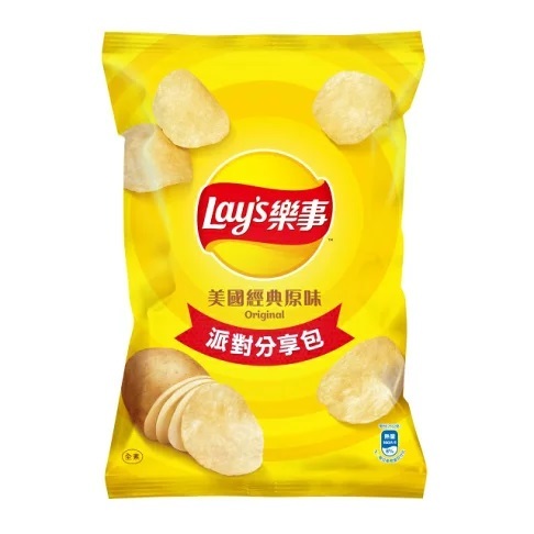 【樂事】Lay's美國經典原味派對包 119g