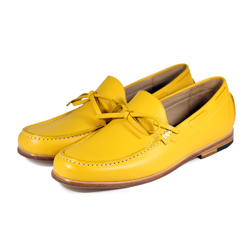 Toadflax M1122 Gold Brick Leather Loafers