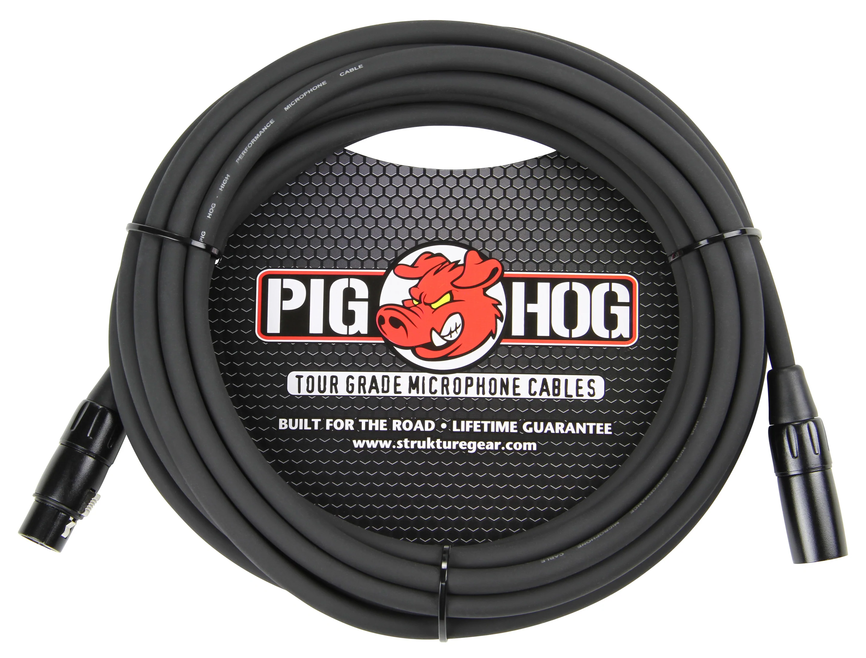PIG HOG PIG HOG 黑色 雙XLR頭 麥克風線 30Ft — 三峽麥克風｜YA! 玩音樂