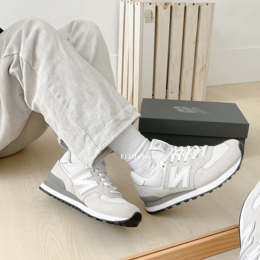 NEW BALANCE 574 NB574 灰白 燕麥灰 淡灰 環保材質 ML574EVW / 調貨