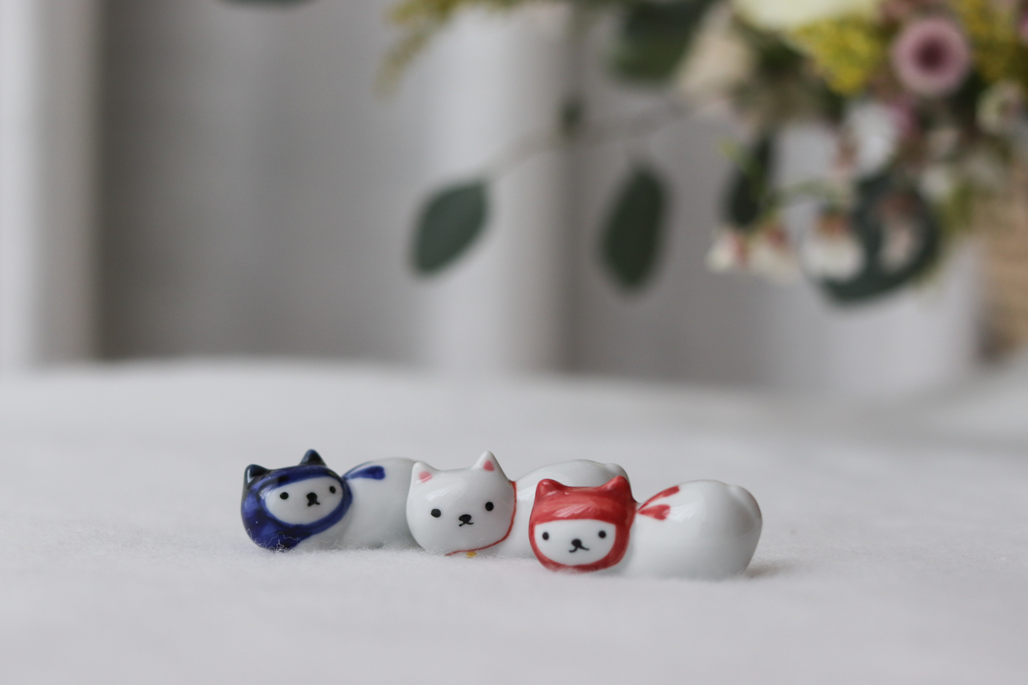 波佐見燒 KYU-JITSU 貓咪 筷架