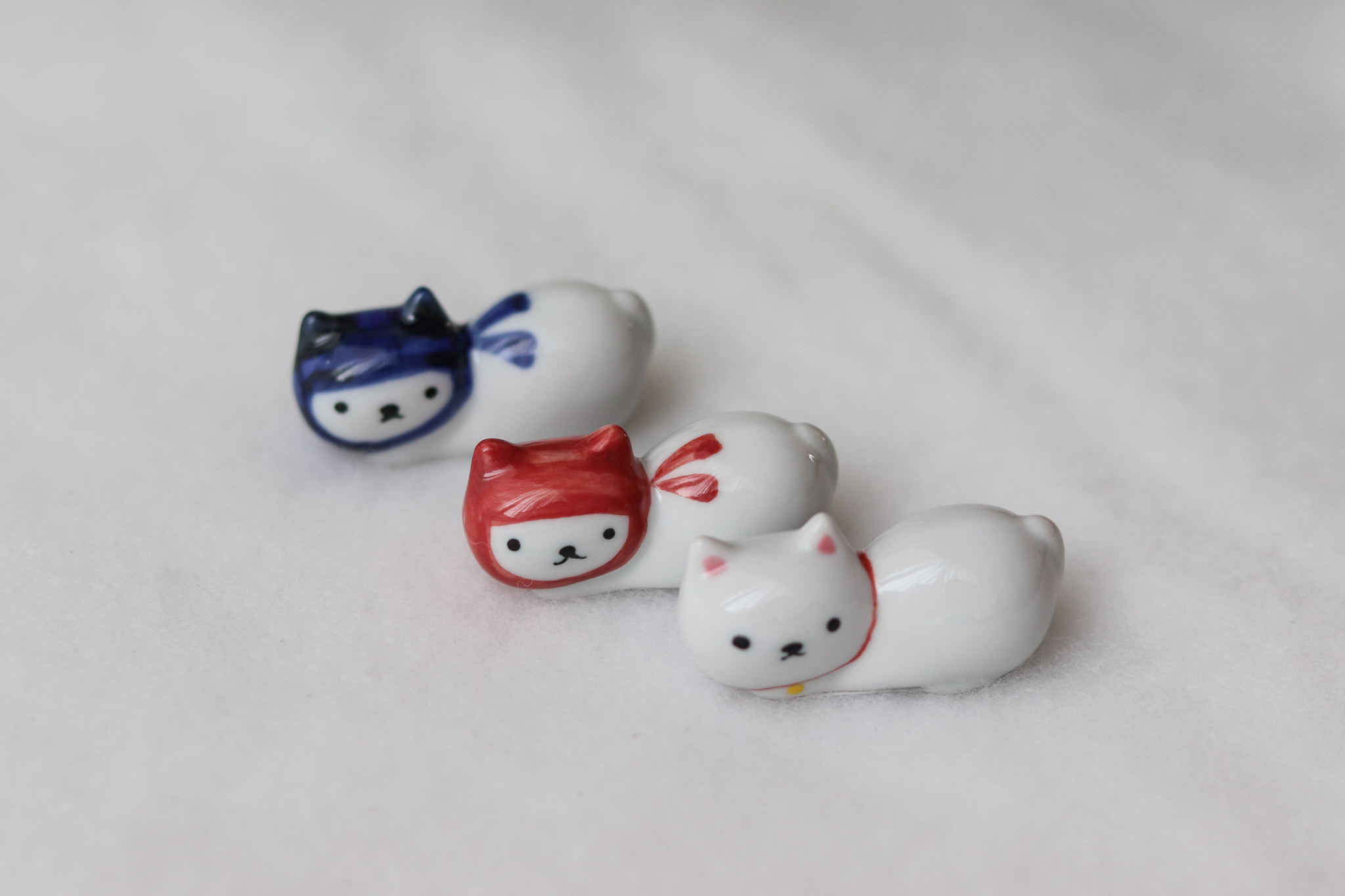 波佐見燒 KYU-JITSU 貓咪 筷架