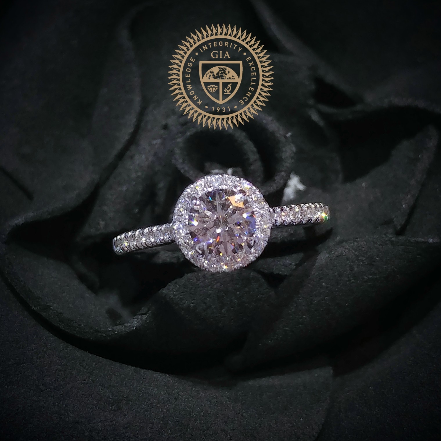 18K White Gold 0.50ct Diamond Ring