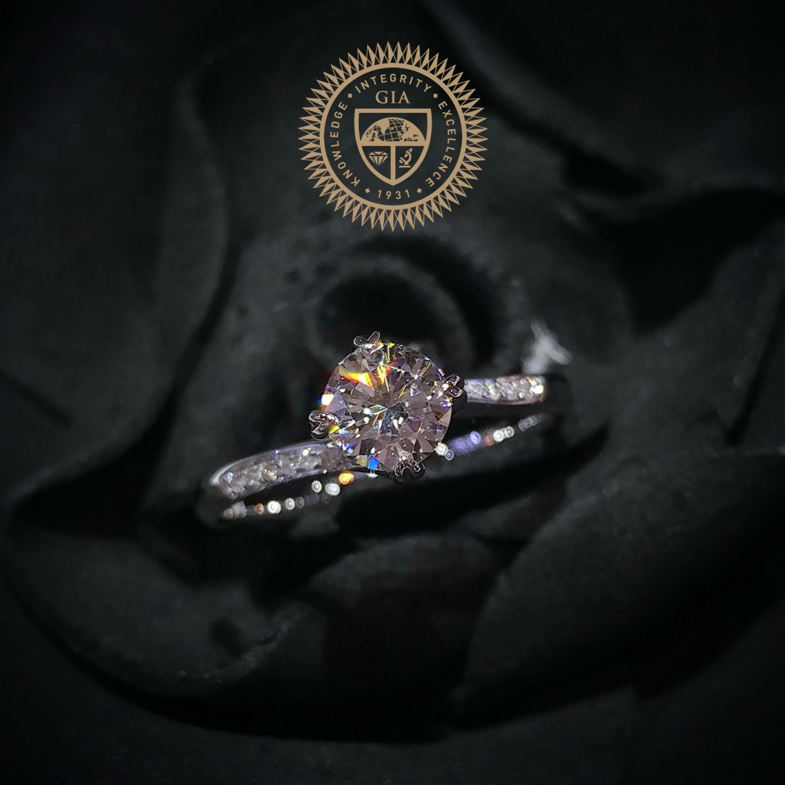 18K White Gold 0.50ct Diamond Ring