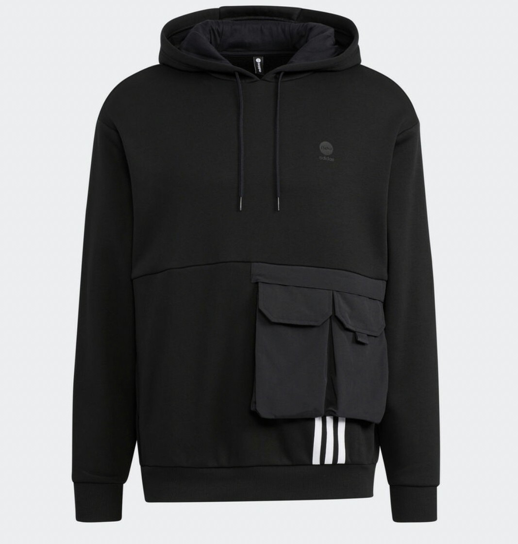 ADIDAS U UTIL HOODIE 4 男女 連帽T恤 黑 HN2404 Dec lu