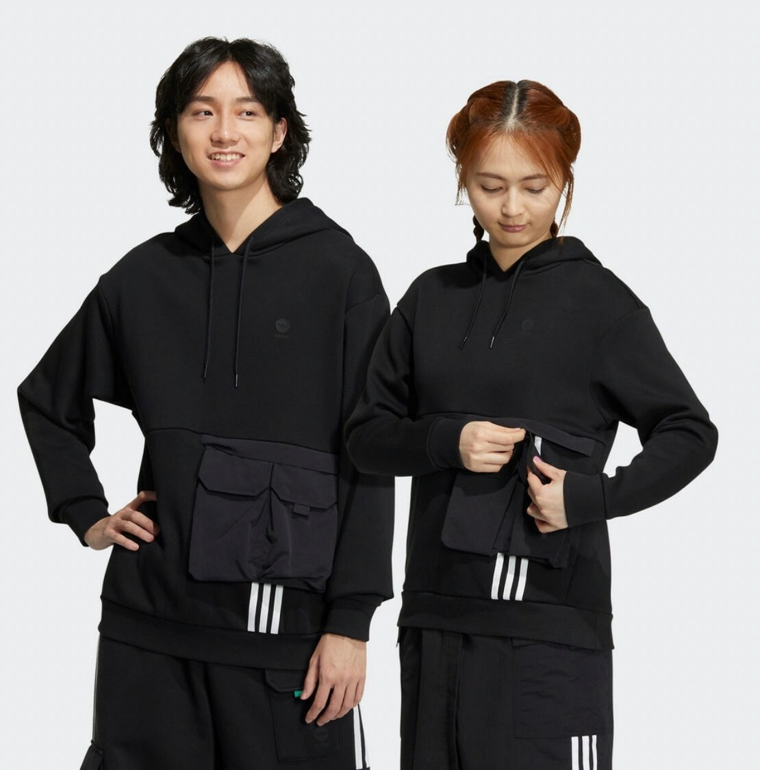 ADIDAS U UTIL HOODIE 4 男女 連帽T恤 黑 HN2404 Dec lu
