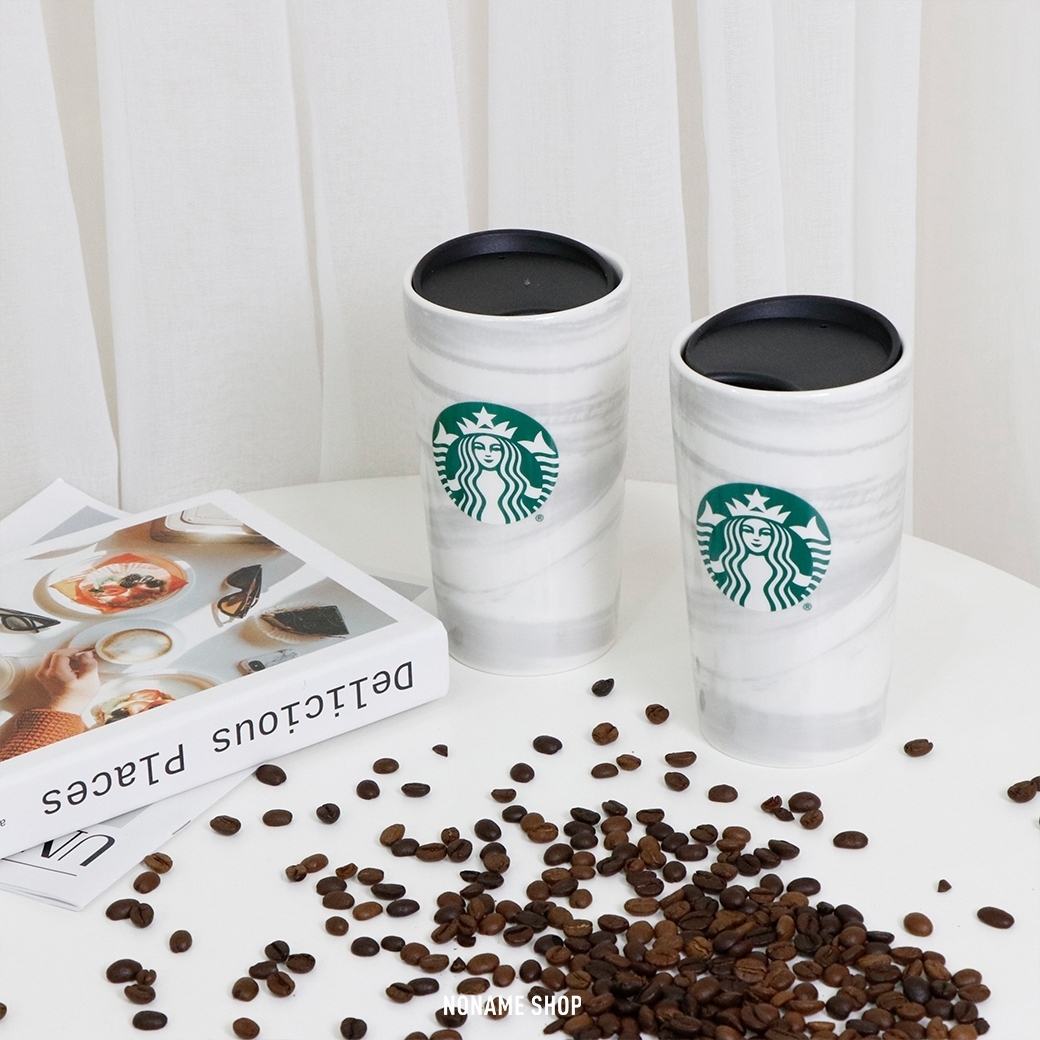 🎄聖誕限定優惠🎄 STARBUCKS 星巴克 環保杯 大理石紋 陶瓷 骨瓷杯 (一入)