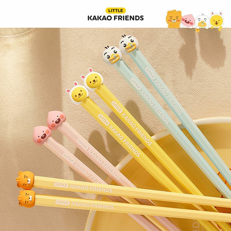 Little KAKAO FRIENDS 餐具系列 可愛防滑筷子 4對裝