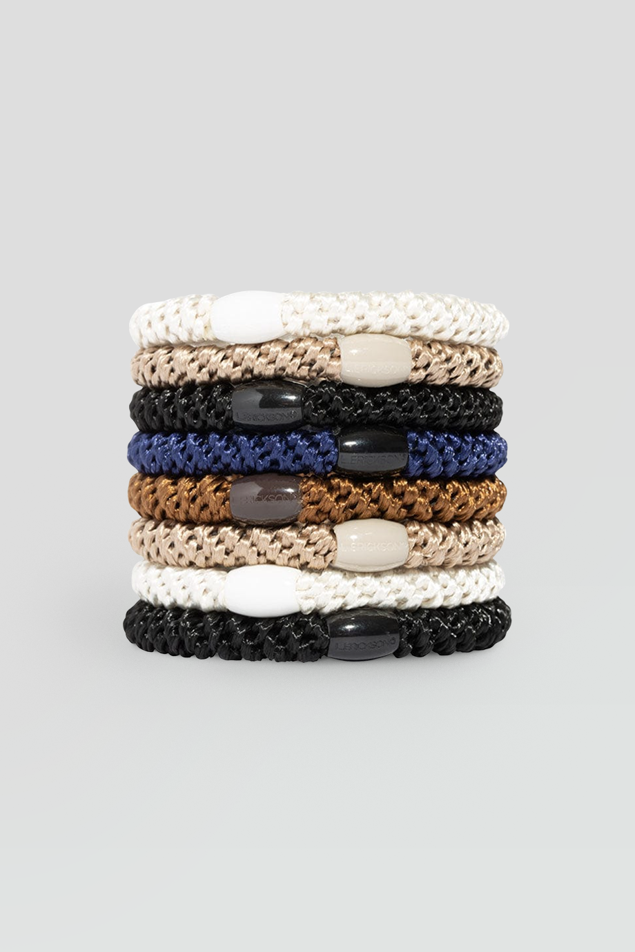 L. ERICKSON｜彈力髮圈-8入組－經典色