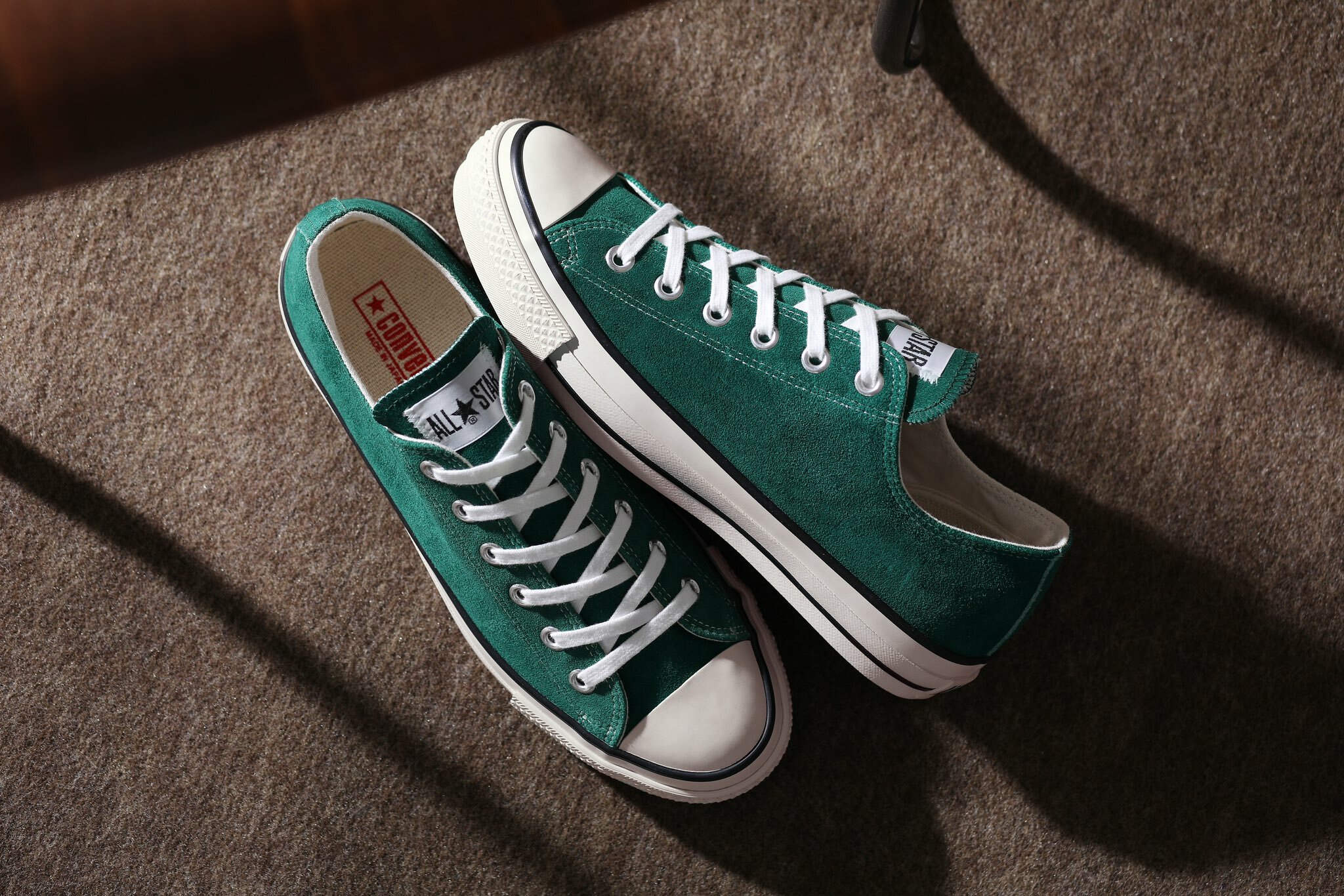 CONVERSE SUEDE ALL STAR J OX GREEN MADE IN JAPAN
