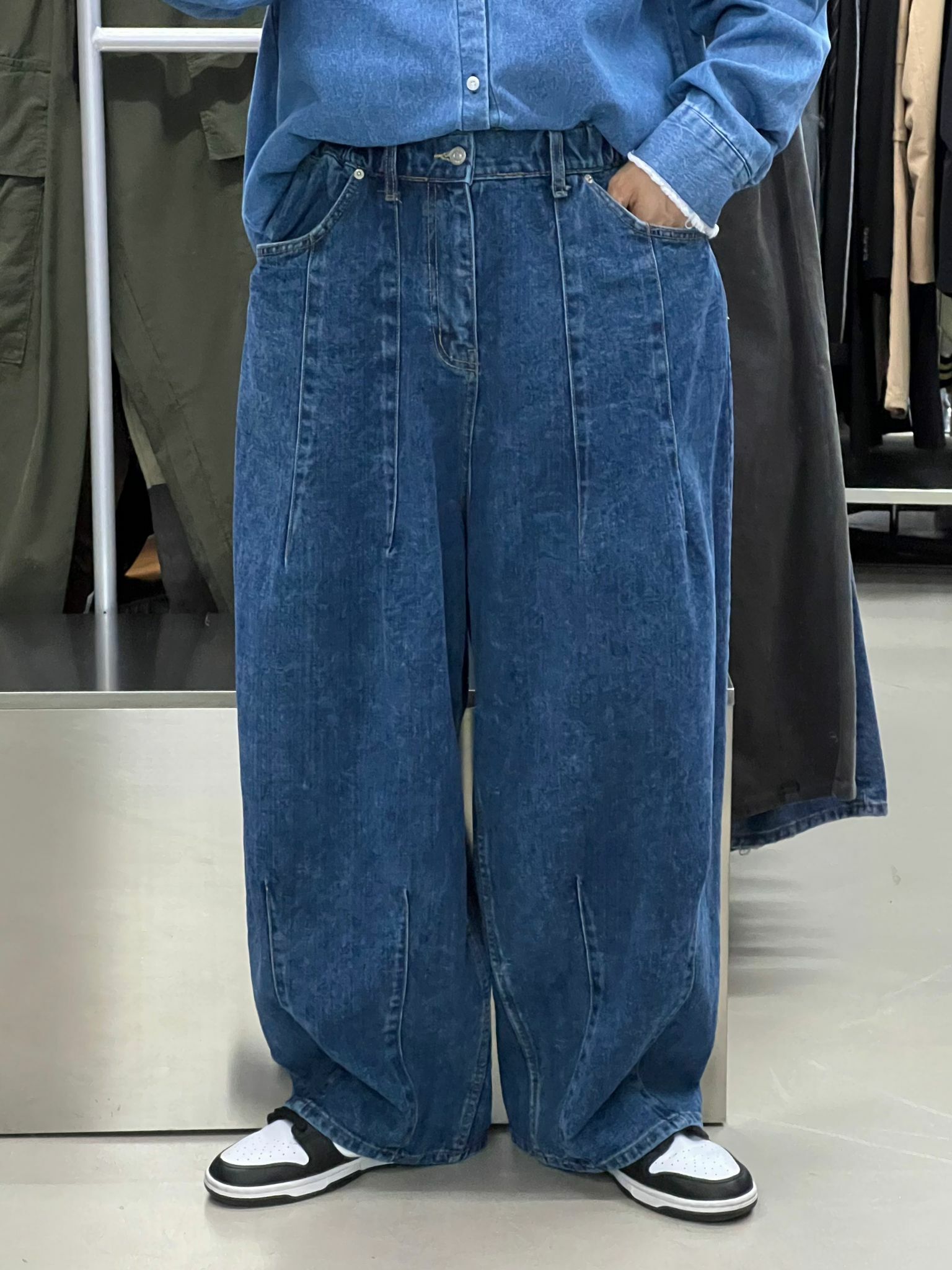 鬆身牛仔褲 P2152