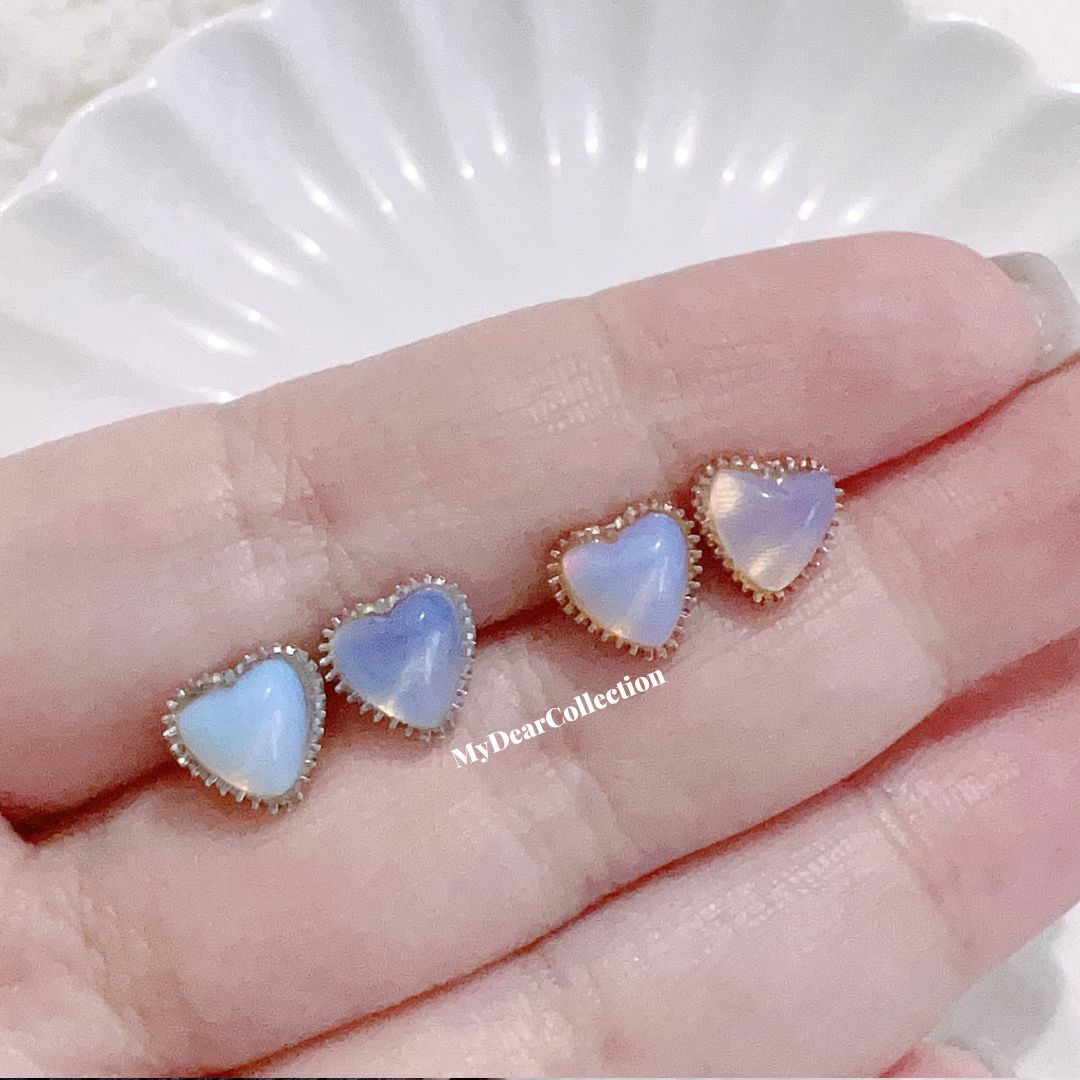 現 貨 | KR 心形雷射耳環